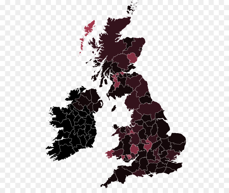 Mapa De Reino Unido，Países PNG