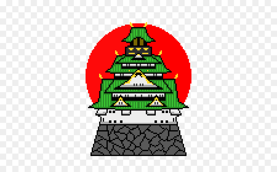 Castillo Japonés，Dibujo PNG