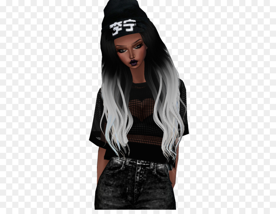 Gorro，El Cabello Negro PNG