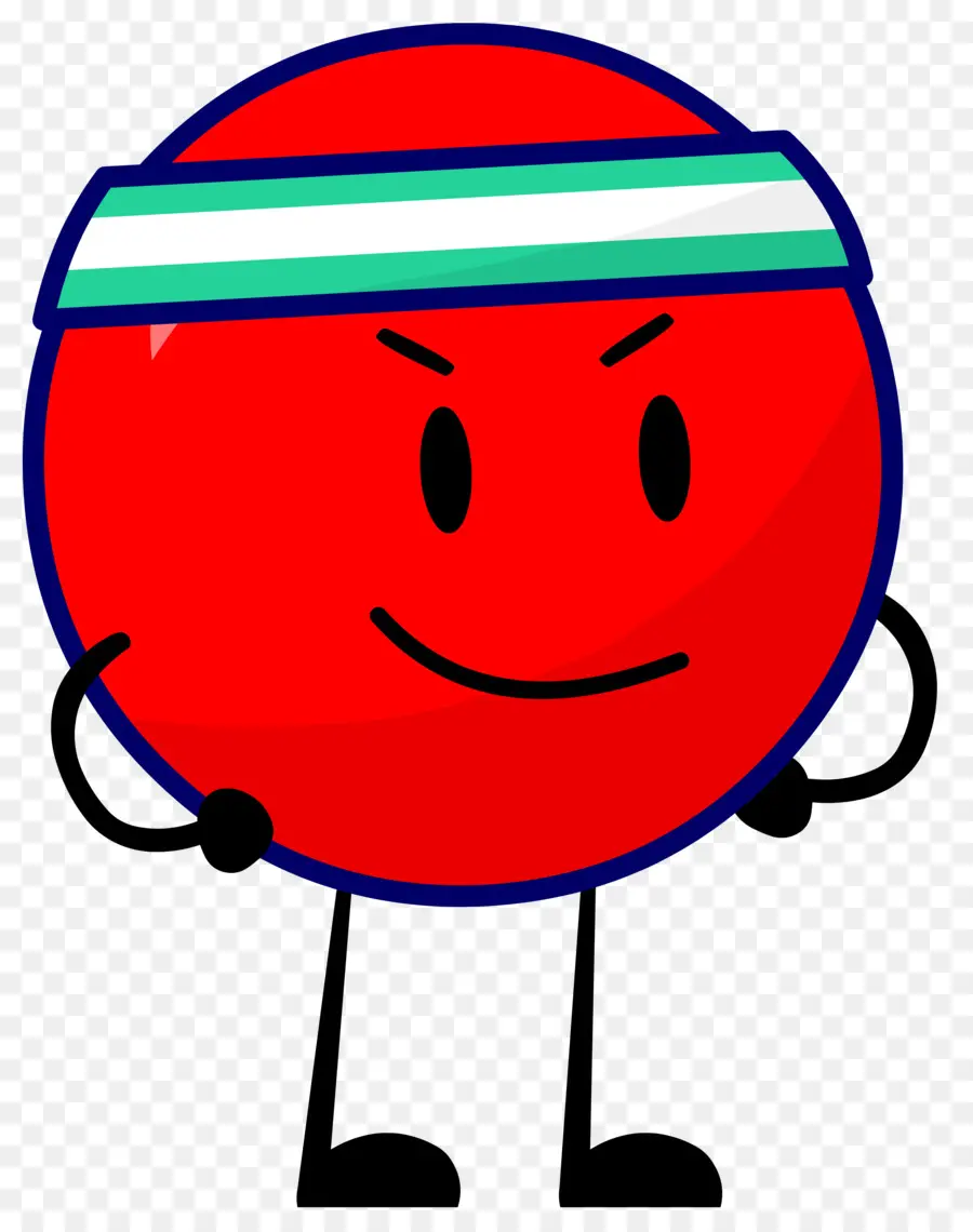 Bola Roja Con Diadema，Rojo PNG