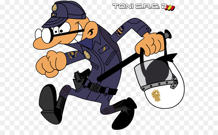 Policía De Dibujos Animados，Uniforme PNG