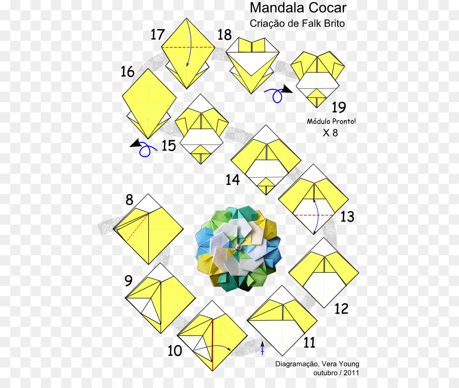 Instrucciones De Origami，Papel PNG