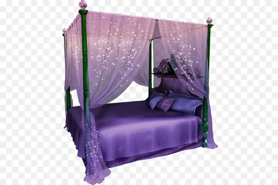 Cama Con Dosel，Cama PNG