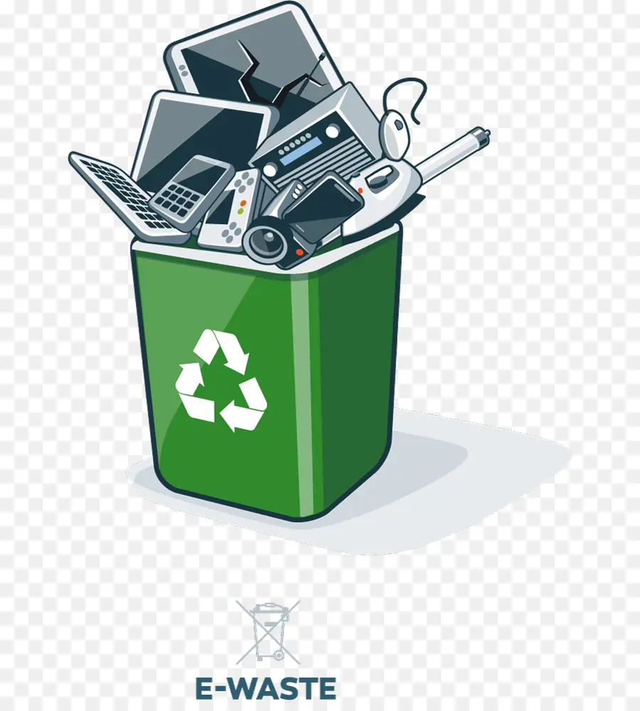 Equipo De Reciclaje De，Los Residuos Electrónicos PNG