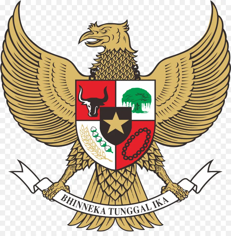 Indonesia，El Emblema Nacional De Indonesia PNG