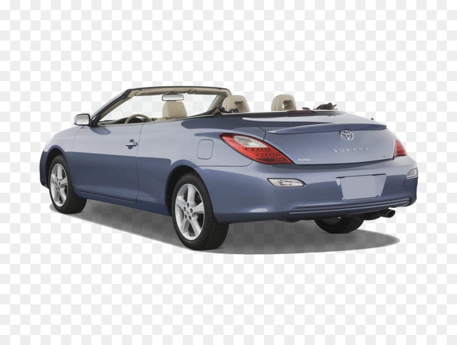 Coche Descapotable，Azul PNG