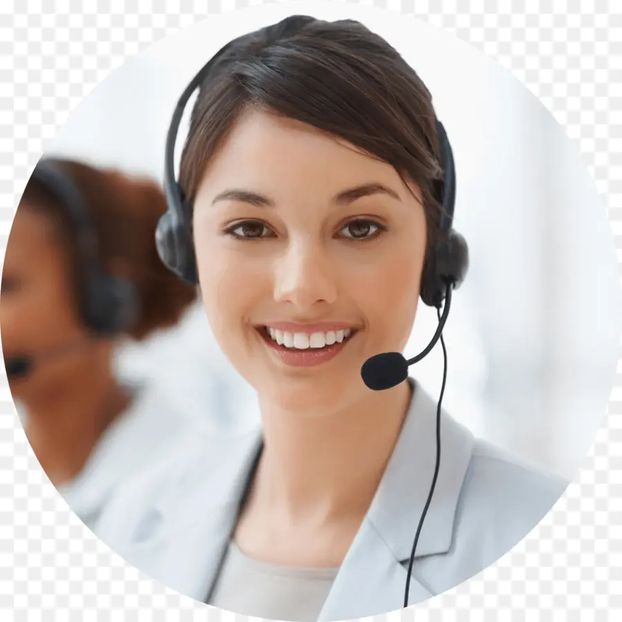 Mujer Con Auriculares，Servicio Al Cliente PNG