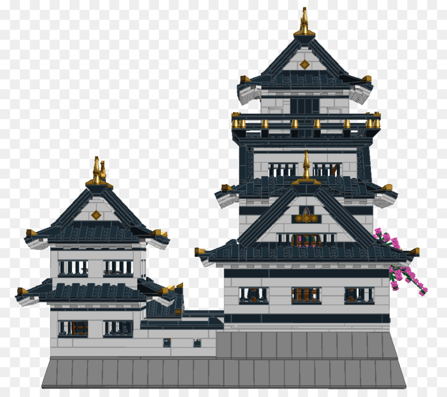 Castillo Japonés，Arquitectura Tradicional PNG