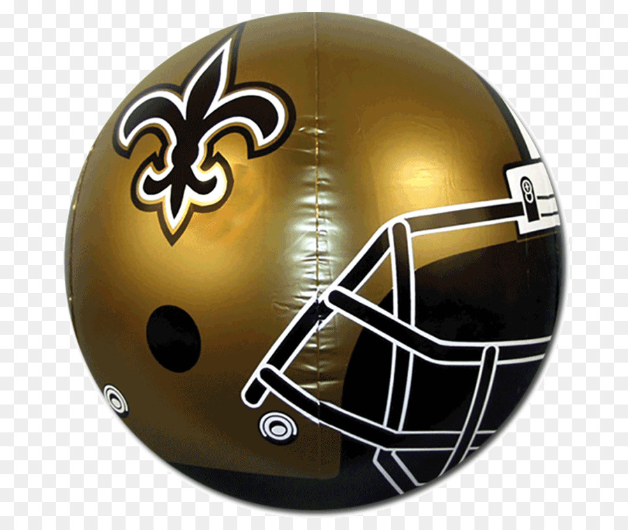 Cascos De Fútbol Americano，Los New Orleans Saints PNG