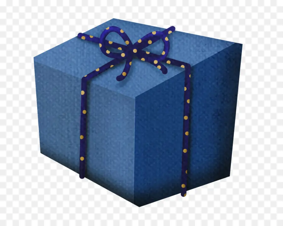 Caja De Regalo Azul，Presente PNG