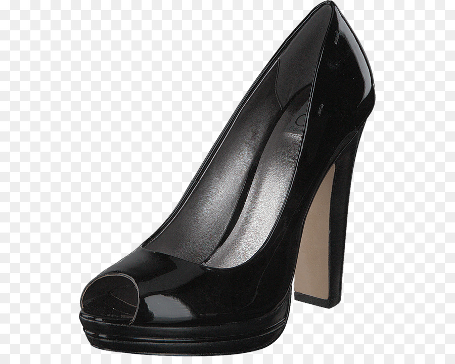 Tacón Alto Negro，Zapato PNG