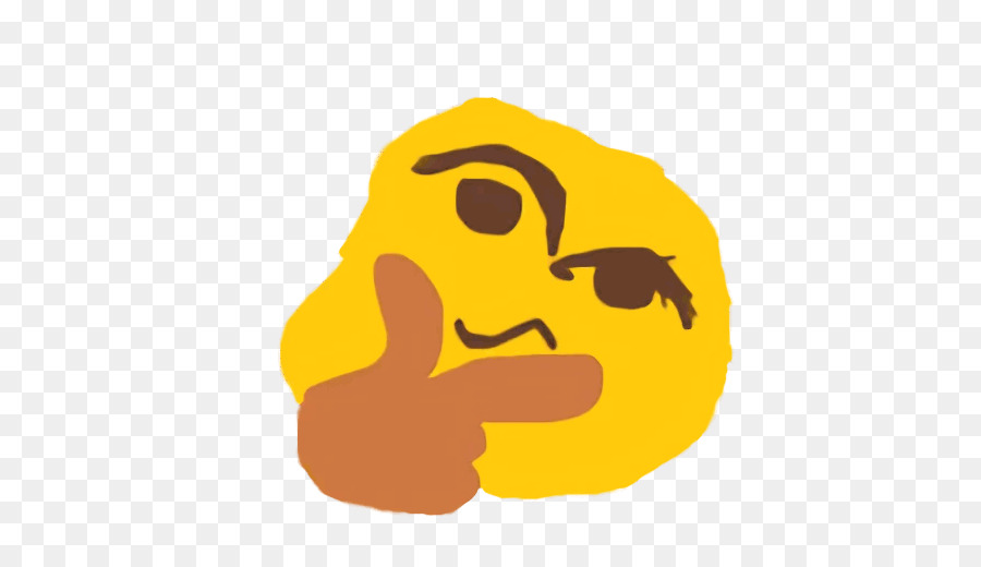 Emoji Pensando，Rostro PNG