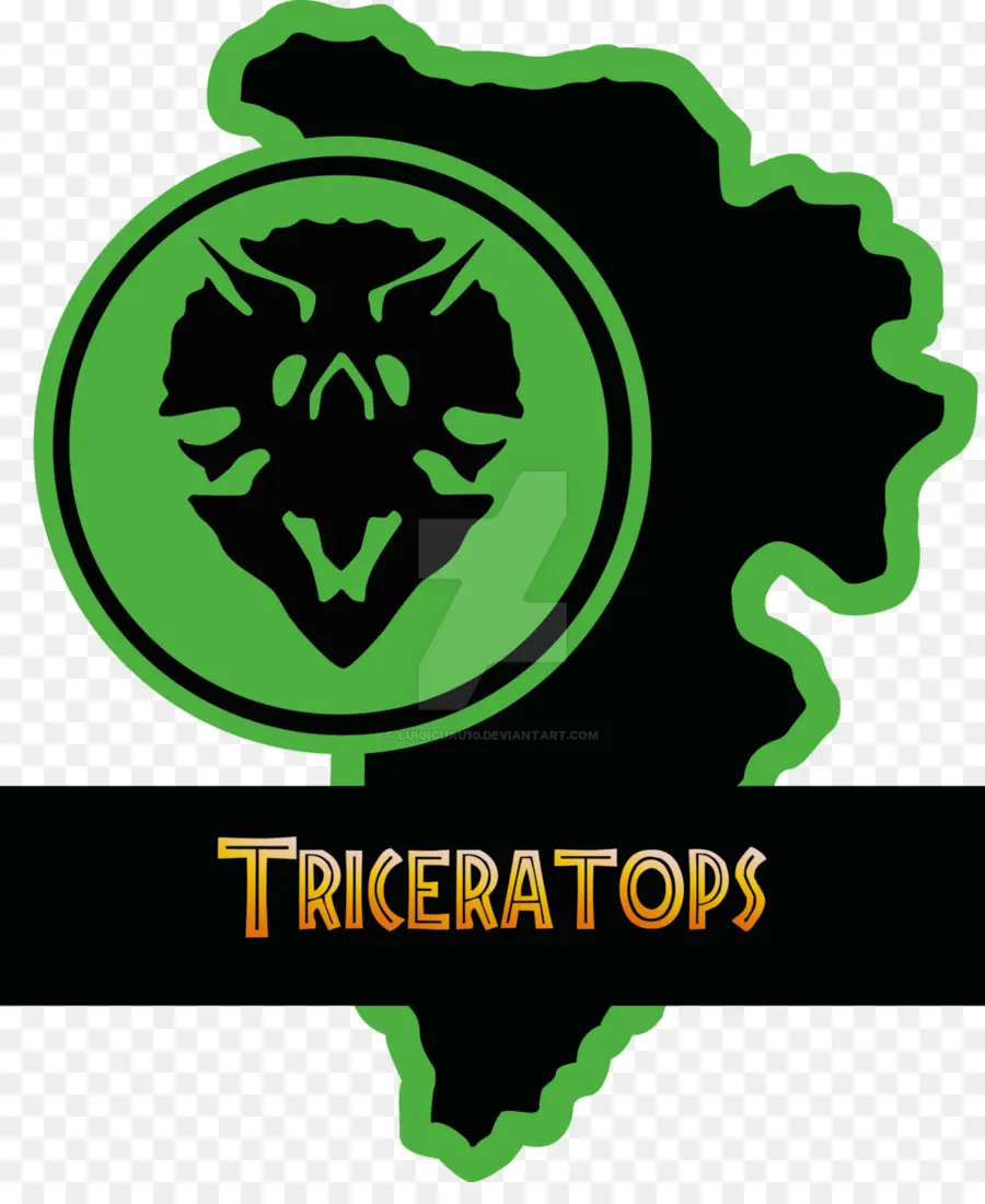 Logotipo De Triceratops，Dinosaurio PNG