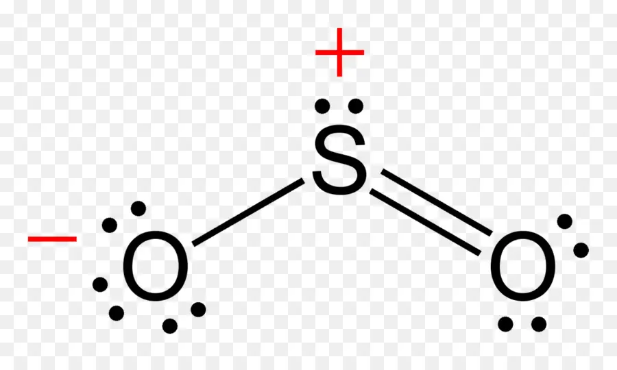 La Estructura De Lewis，El Dióxido De Azufre PNG
