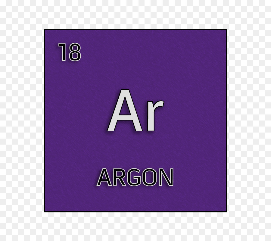 Argón，Tabla Periódica PNG