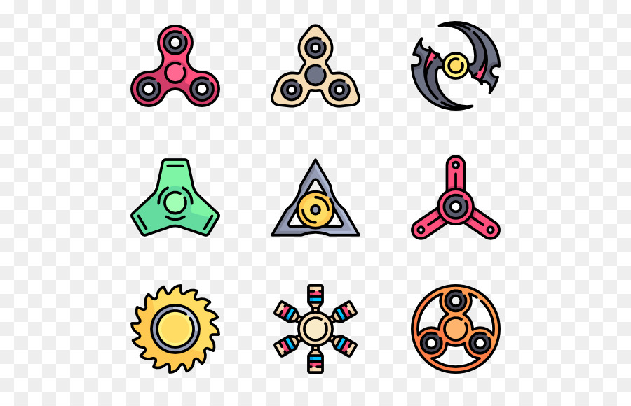 Fidget Spinner，Inquietud PNG