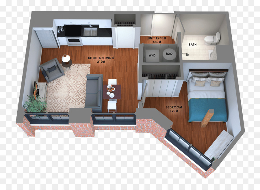 95 Lofts，Apartamento PNG