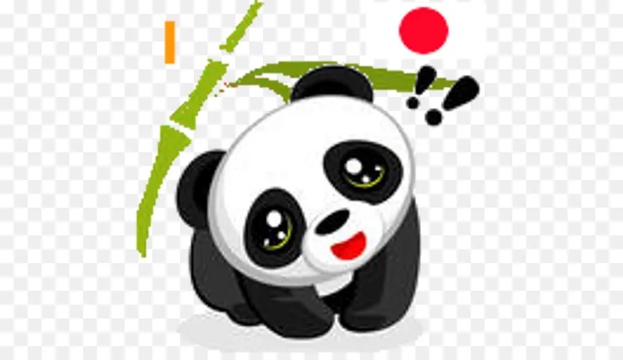 Panda，Bambú PNG