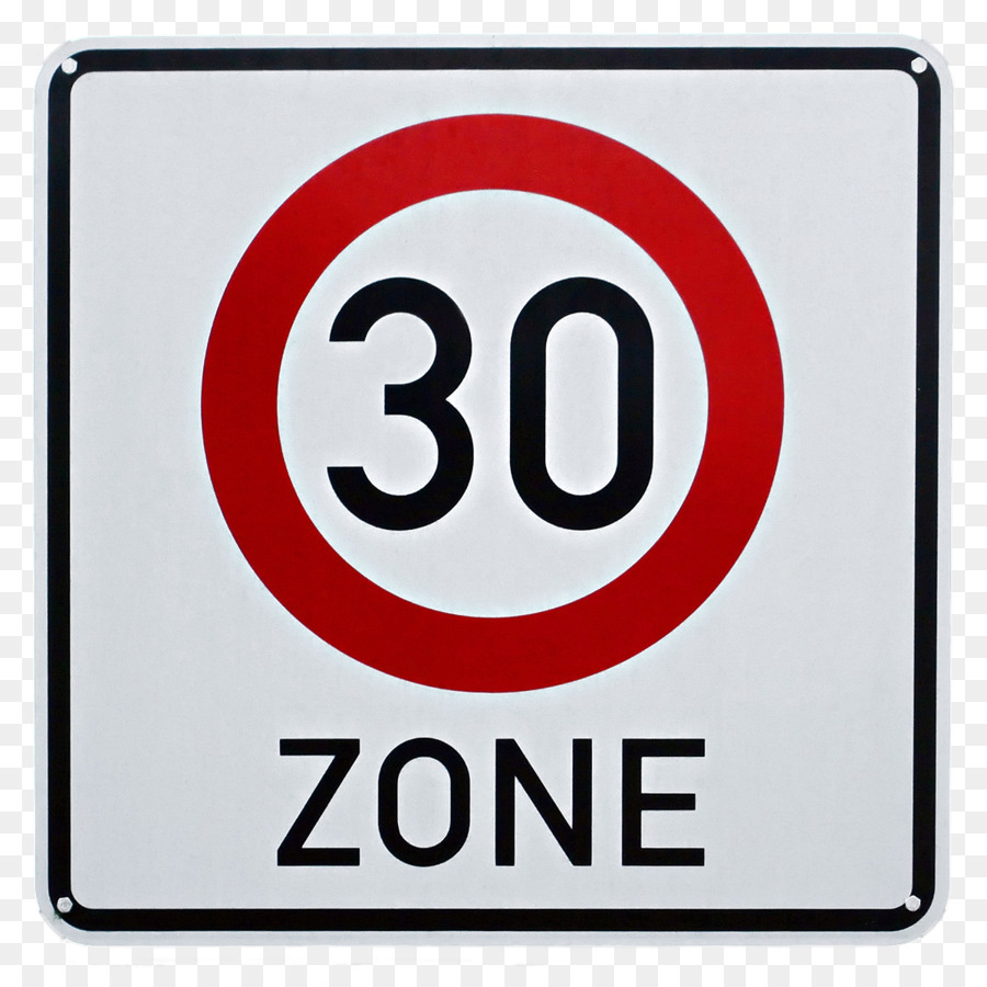 30 Kmh Zona，Traffic Sign PNG