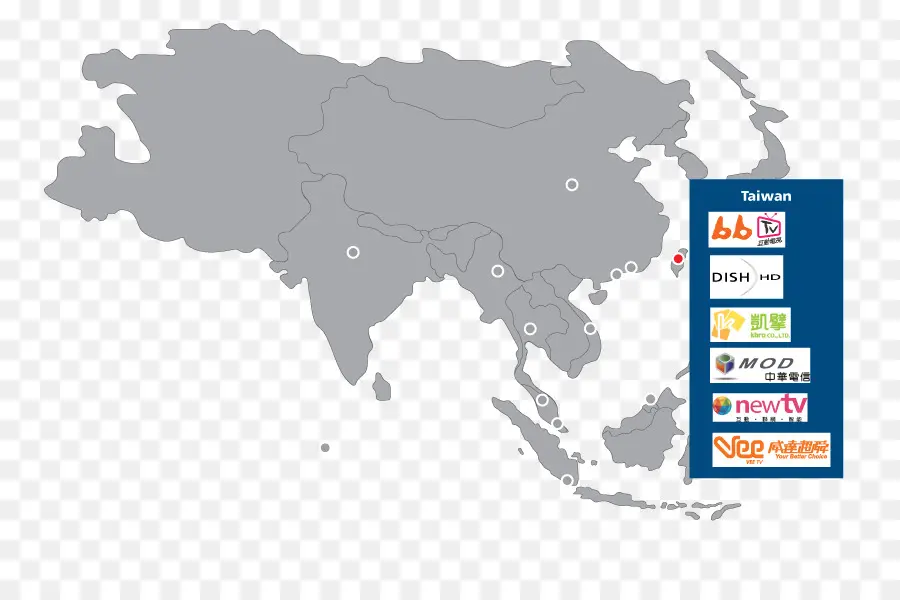 Mapa，El Este De Asia PNG
