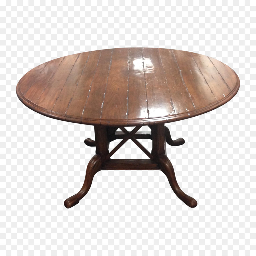 Mesa De Madera，Redondo PNG