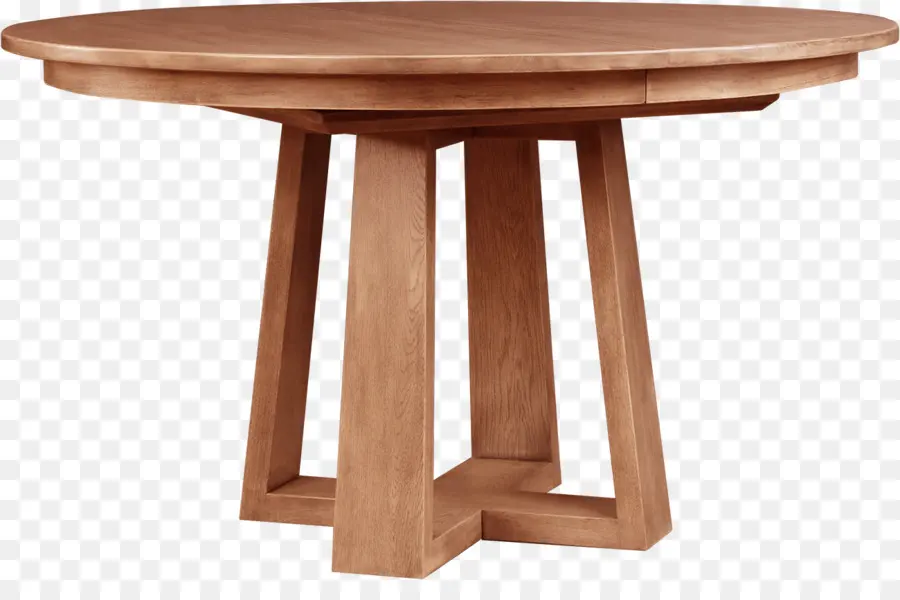 Mesa De Madera，Redondo PNG