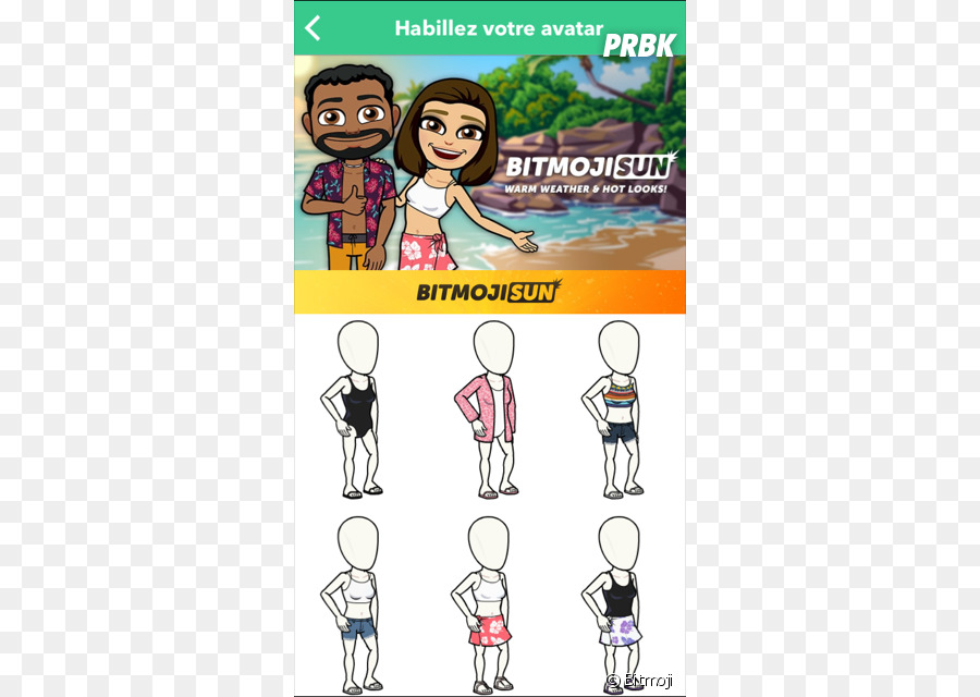 Bitstrips，Ropa PNG