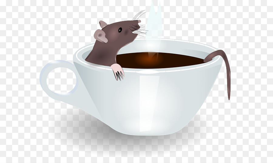 Ratón，Taza PNG