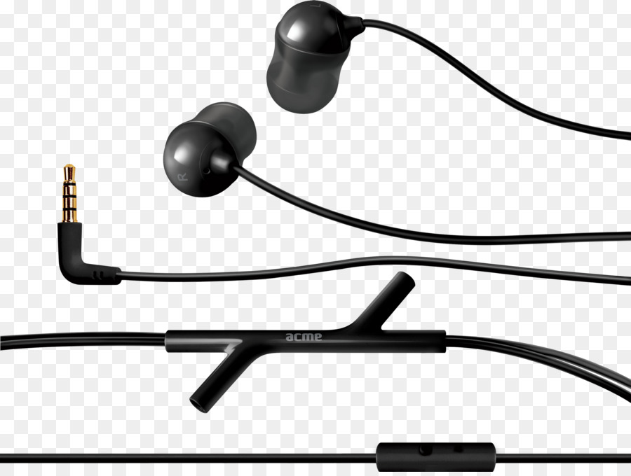 Auriculares Negros，Cableado PNG