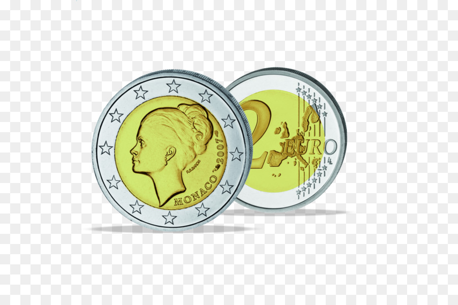 Moneda，2 Monedas De Euro PNG