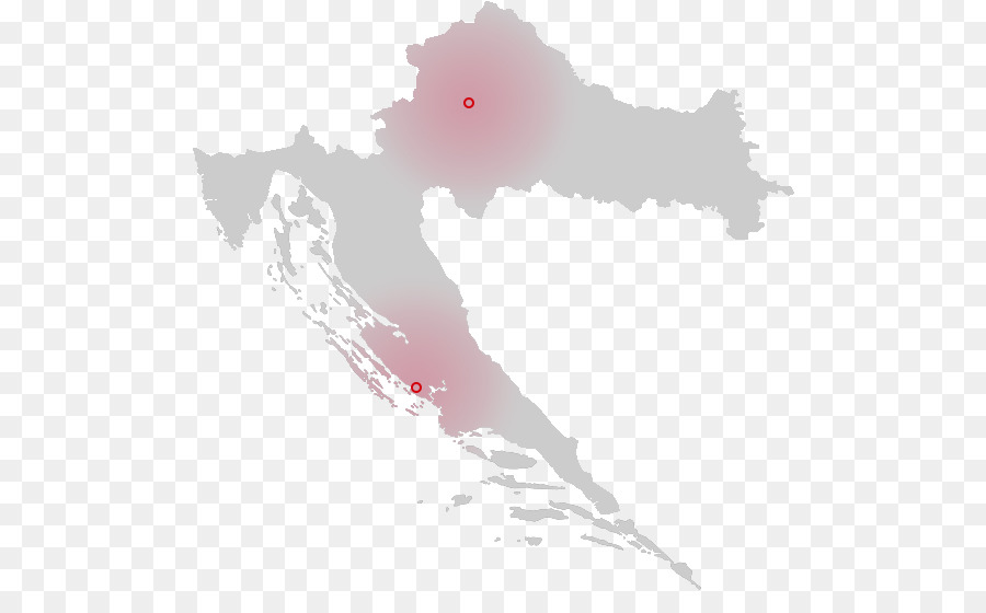 Mapa De Croacia，País PNG