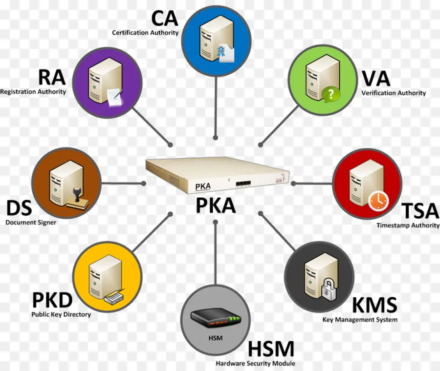 Diagrama Pki，Seguridad PNG