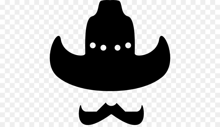 Sombrero De Vaquero，Bigote PNG