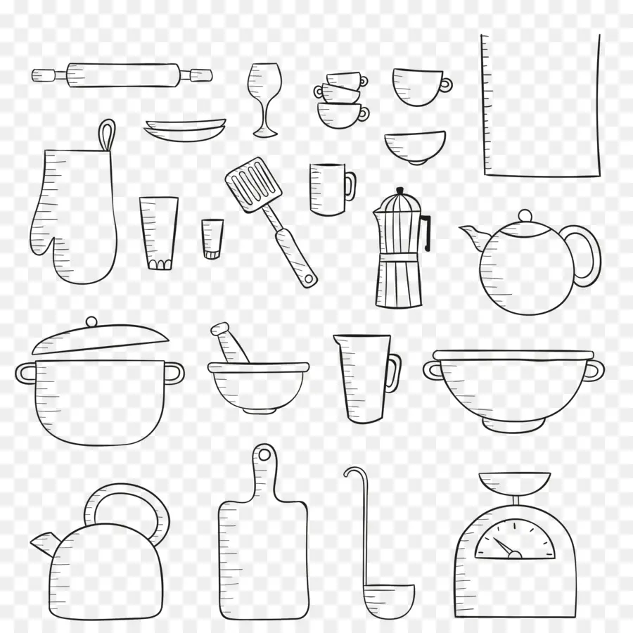 Dibujo，Cocina PNG