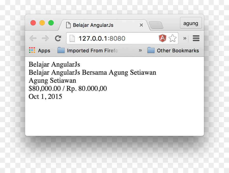 Página Web，Angularjs PNG