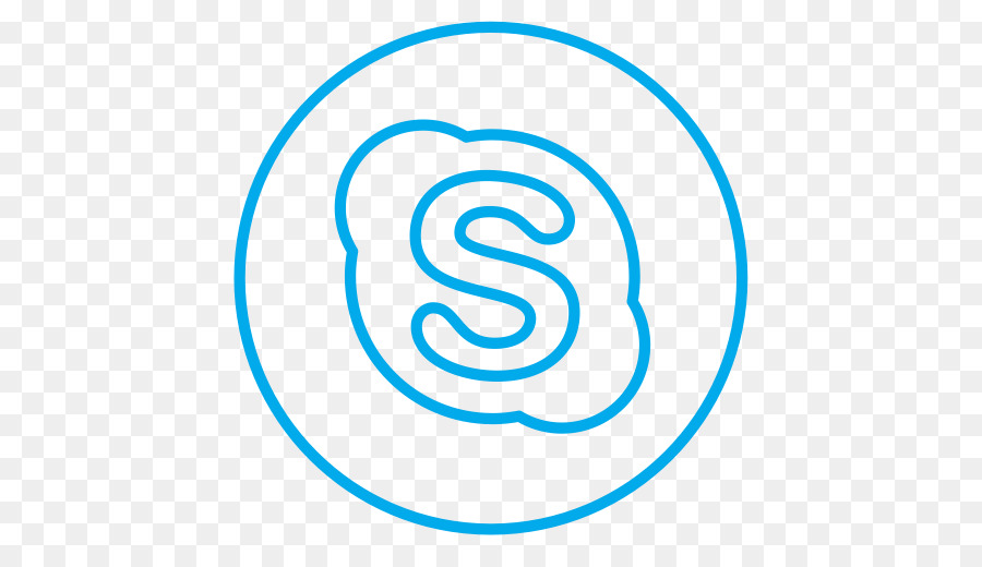 Logotipo De Skype，Comunicación PNG