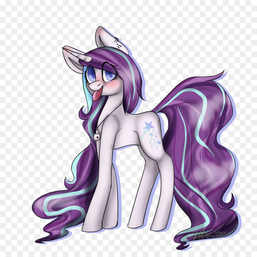 Poni，Pelo Rosado PNG