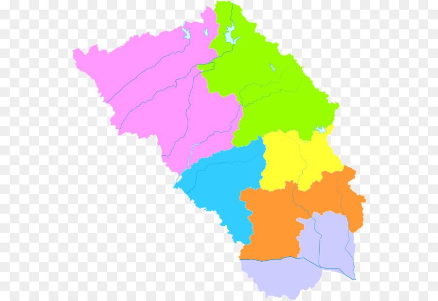 Mapa Colorido，Regiones PNG