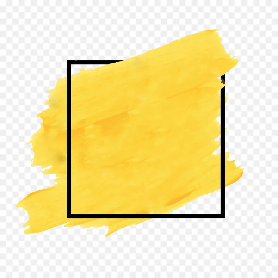 Pintura A La Acuarela，Amarillo PNG