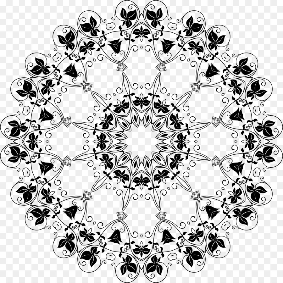 Mandala，Floral PNG