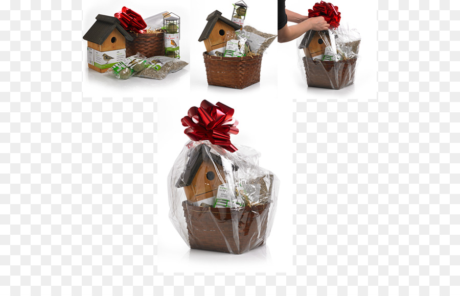 Cestas De Regalo De Comida，Decoración Navideña PNG