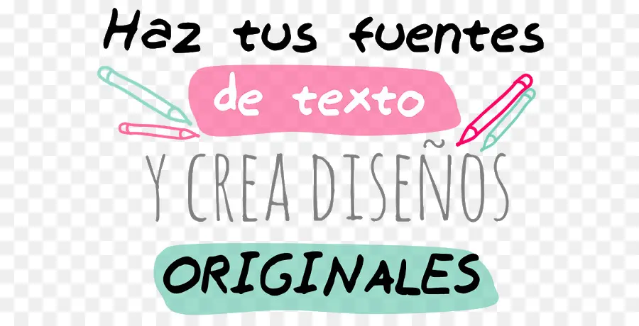 Fuentes De Texto，Fuentes PNG