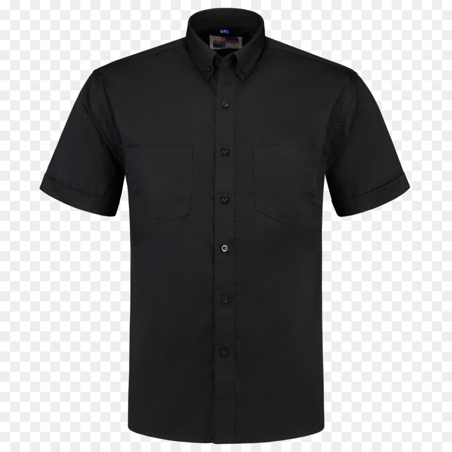 Camisa Negra，Abotonado PNG