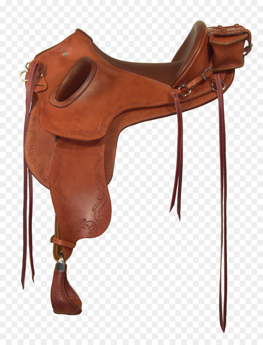 Silla De Cuero，Caballo PNG