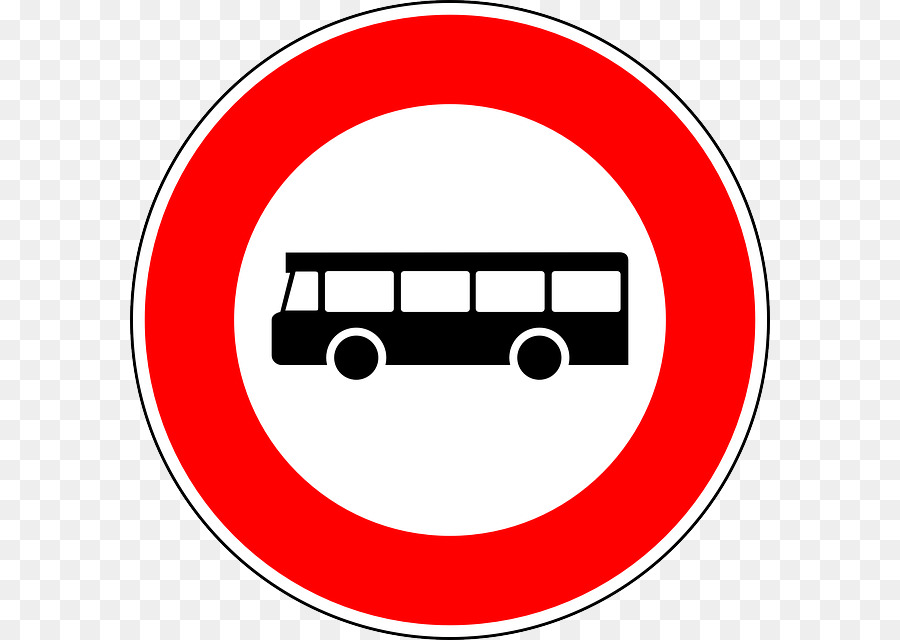 Autobús，La Señal De Tráfico PNG