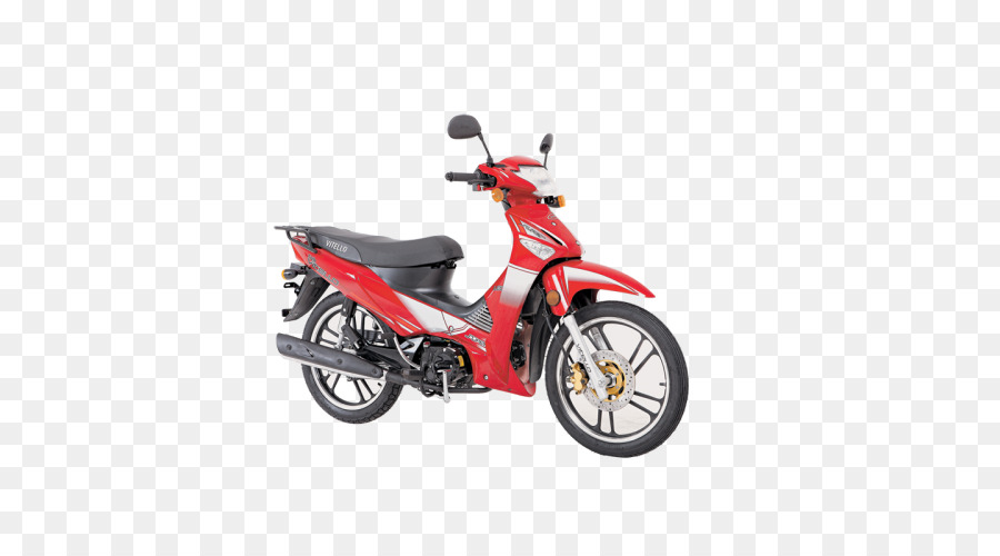 Motocicleta Roja Y Negra，Scooter PNG