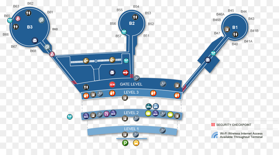 El Aeropuerto Internacional O Hare，Terminal Del Aeropuerto PNG