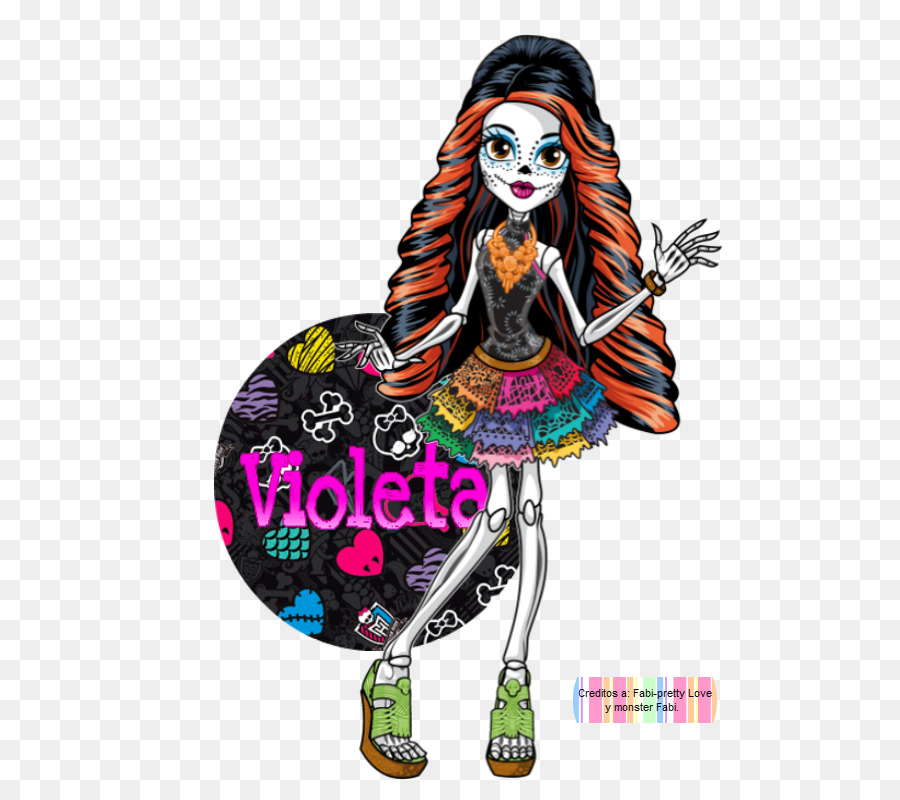 Monster High，Skelita Calaveras PNG