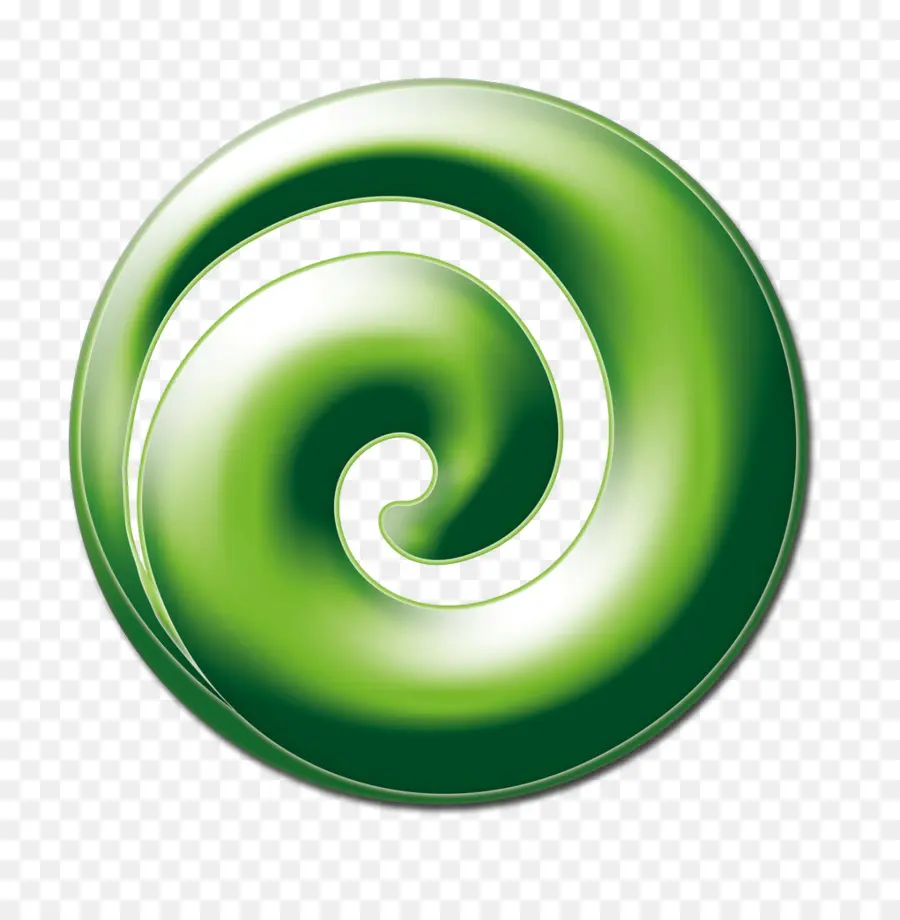 Espiral，Verde PNG