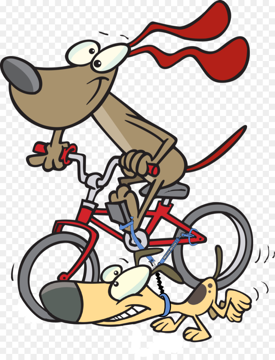 Perros De Dibujos Animados，Bicicleta PNG